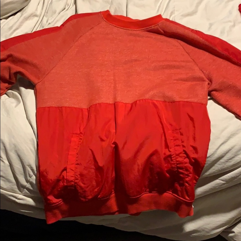 Red men’s sweater